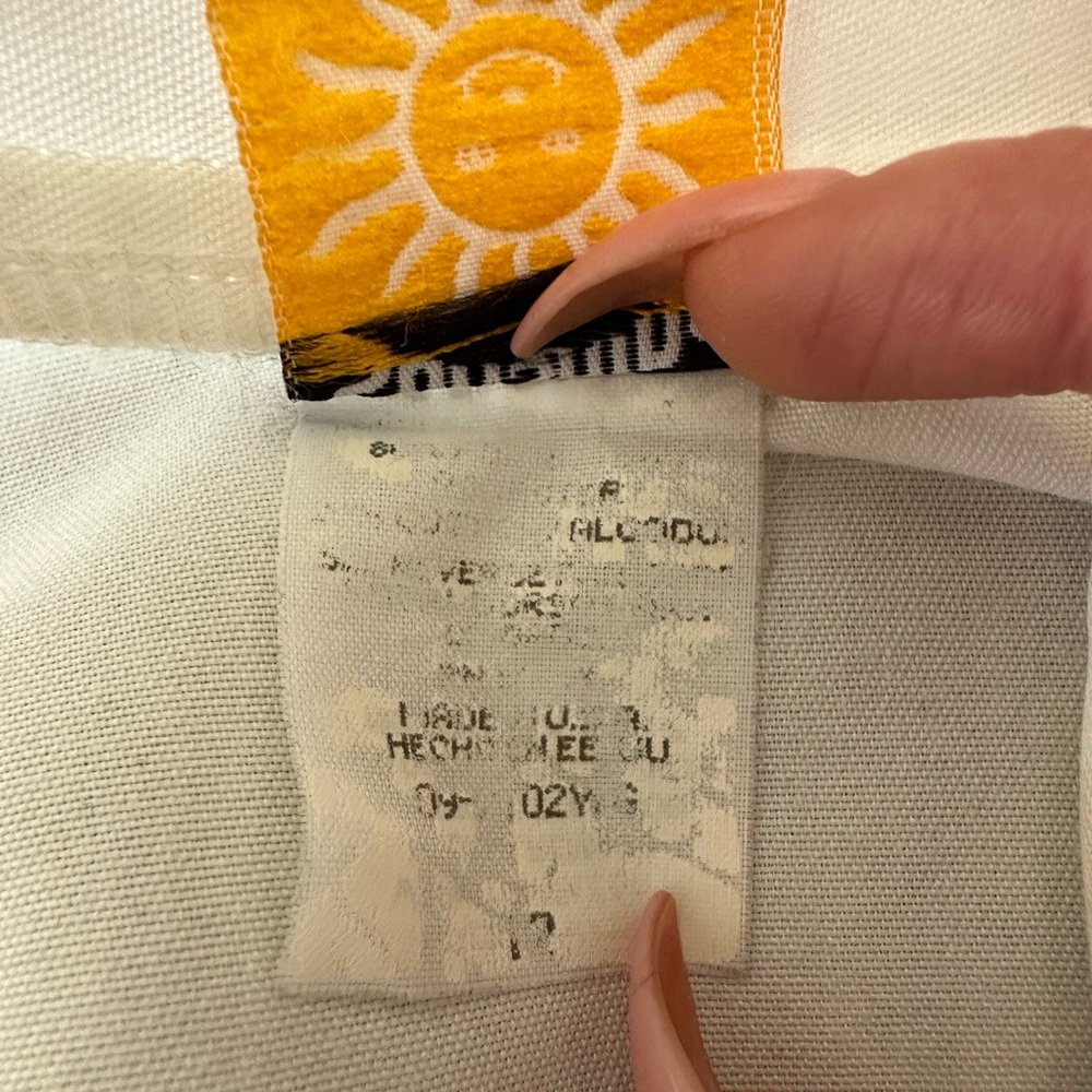 Vintage Off White Midi Dress - Picture 13 of 13